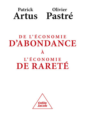 cover image of De l'économie d'abondance à l'économie de rareté